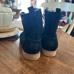 Toms Black Suede Boots